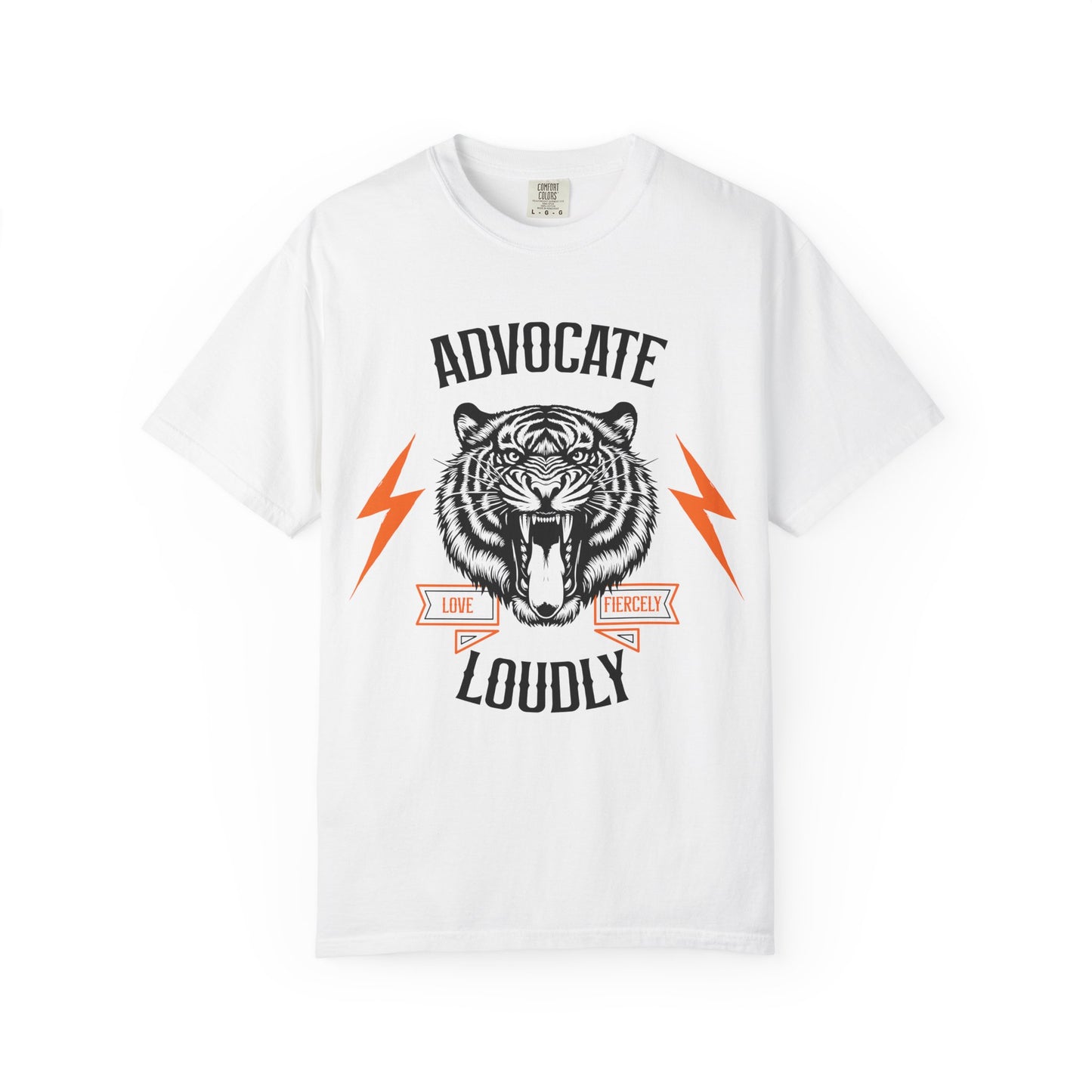 Advocate Loudly White Tee
