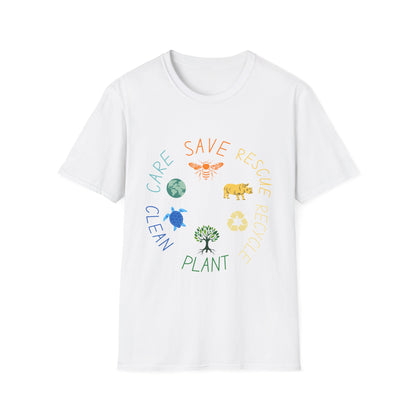 Care Save Rescue Wildlife & Planet Tee