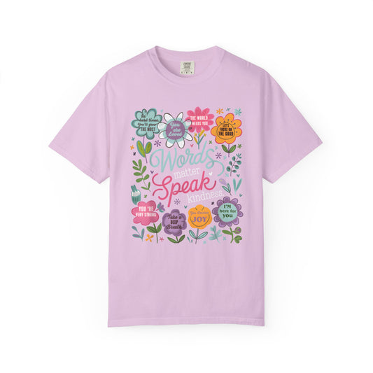 Words Matter Speak Kindness Tee